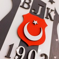 Beşiktaş Taraftar Bebek Odası Kapı Süsü 