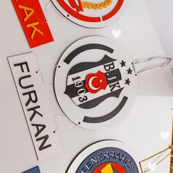 Galatasaray Taraftar Bebek Odası Kapı Süsü 